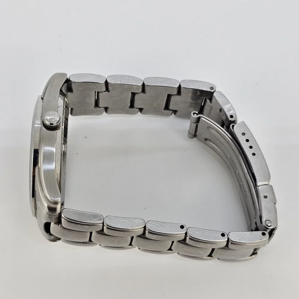 Wenger SKA Watch Men 38MM Blue Dial Day Date Gray Band 6